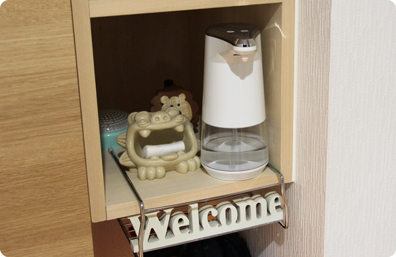 消毒液設置画像